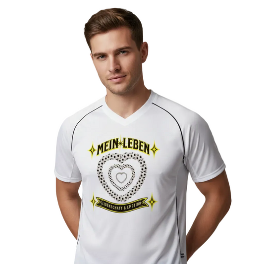  Team Trikot / Fußball mein Leben -weiss-TORIPROS