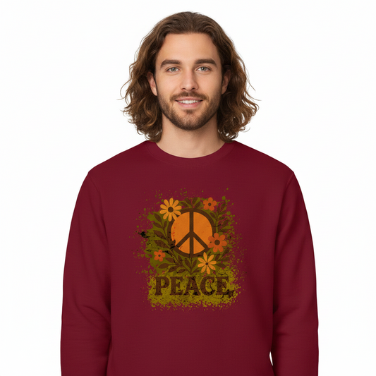 Classic Sweatshirt / Flowers PEACE