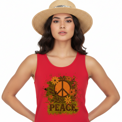 Classic Tanktop / Flowers PEACE