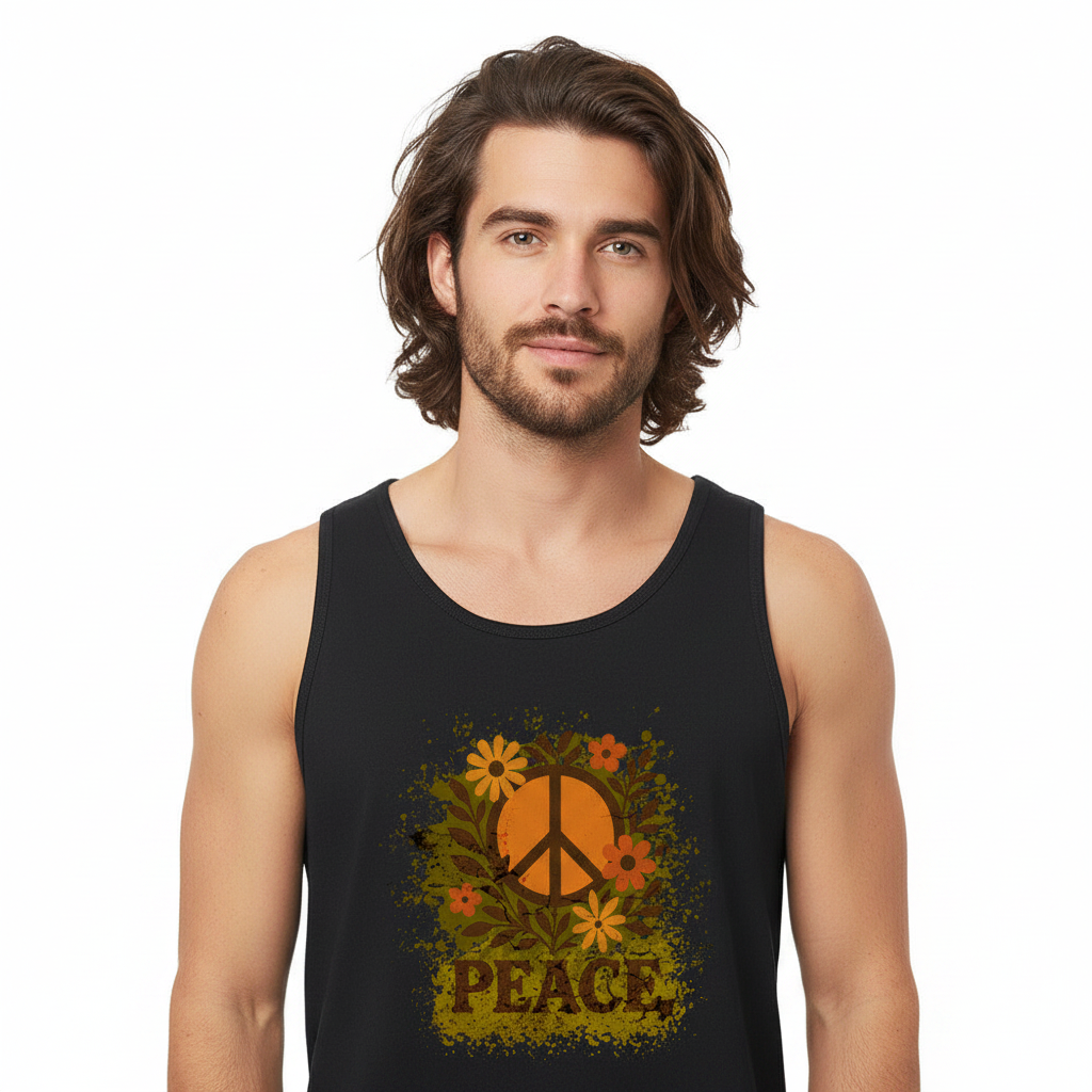 Classic Tanktop / Flowers PEACE