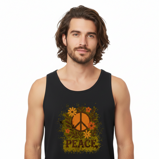 Classic Tanktop / Flowers PEACE