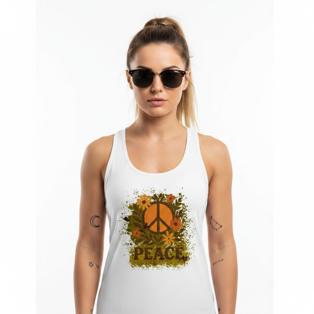 Classic Tanktop Women / Flowers PEACE