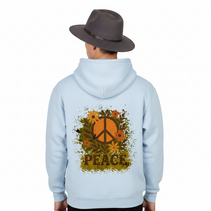 HigherBlanks Premium Hoodie / Flowers PEACE