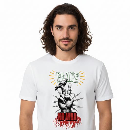 Premium Organic Shirt / PEACE no WAR