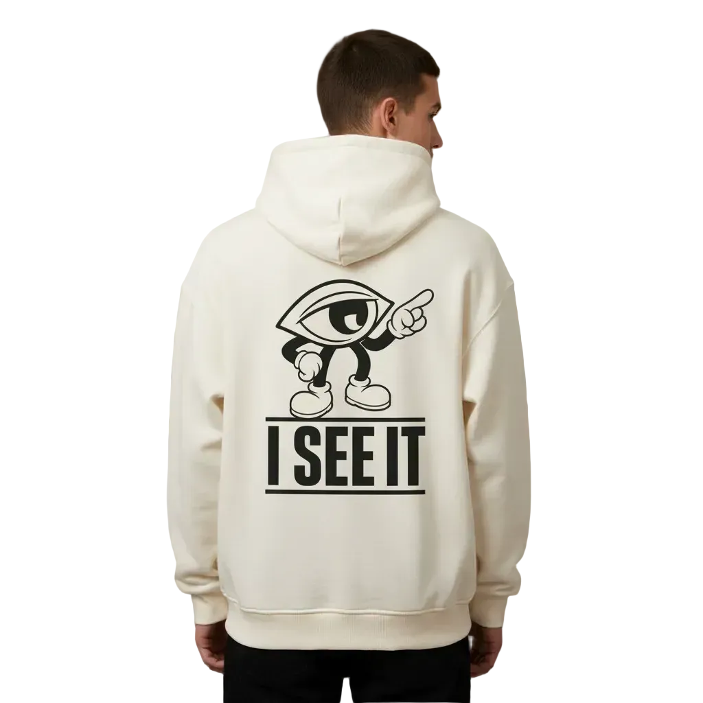 VACANCY Oversized Hoodie / I SEE IT-Natural Raw-TORIPROS