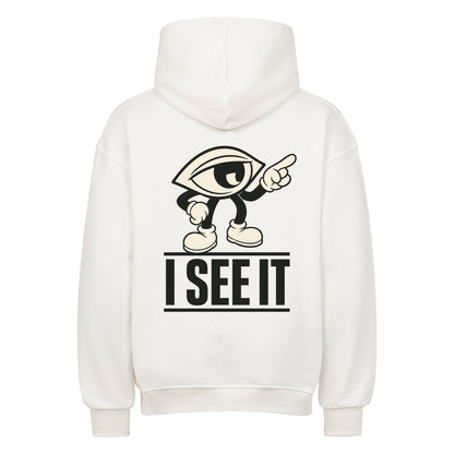 VACANCY Oversized Hoodie / I SEE IT-weiss-TORIPROS