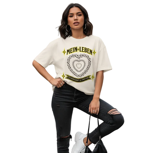  VACANCY Oversized Shirt / Fußball mein Leben-Natural-Toripros