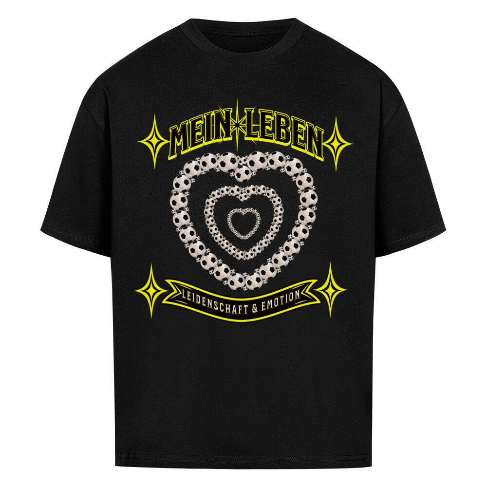  VACANCY Oversized Shirt / Fußball mein Leben-schwarz-Toripros