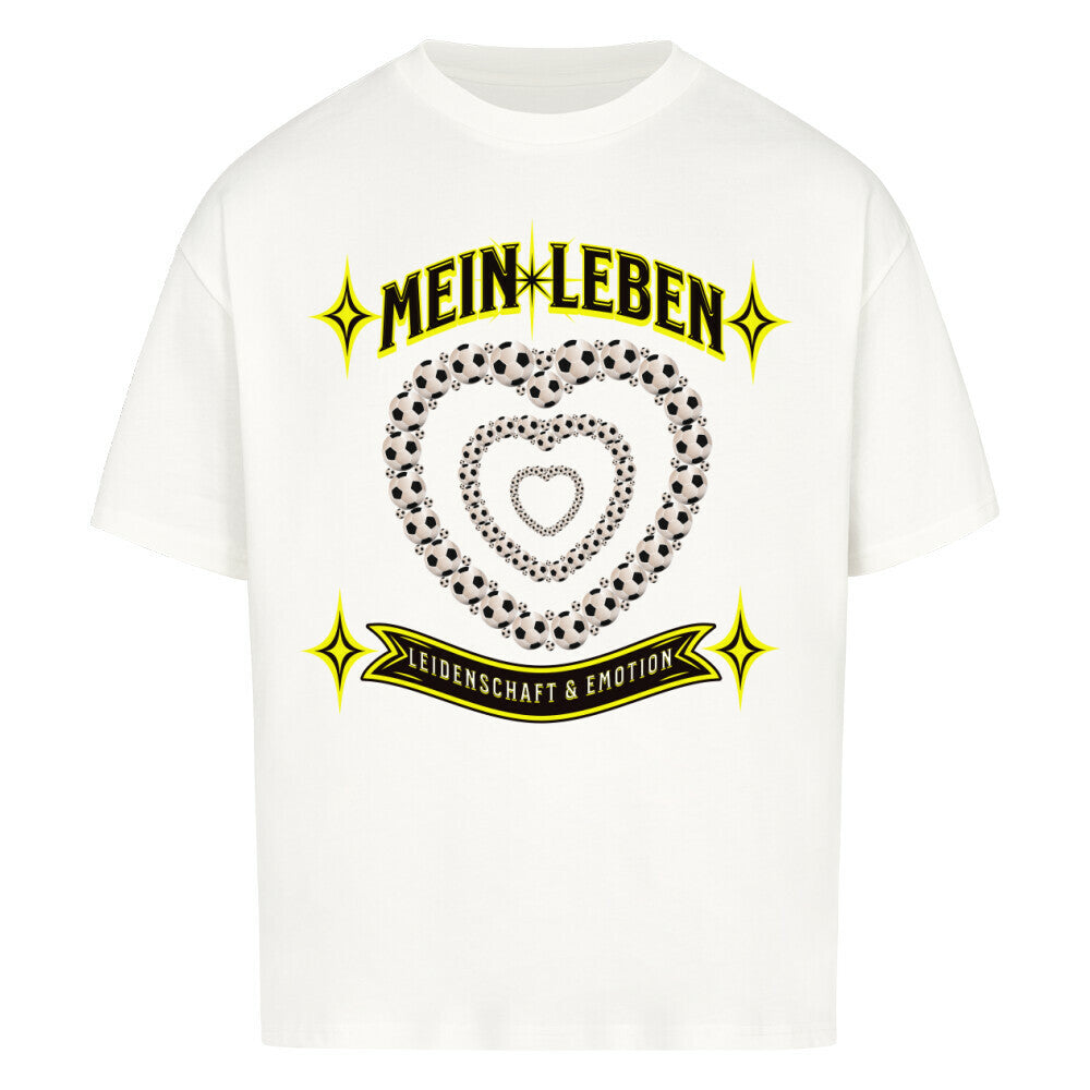  VACANCY Oversized Shirt / Fußball mein Leben-weiss-Toripros