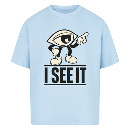 VACANCY Oversized Shirt / I SEE IT-TORIPROS- babyblau