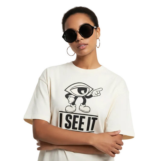 VACANCY Oversized Shirt / I SEE IT-TORIPROS- natural raw
