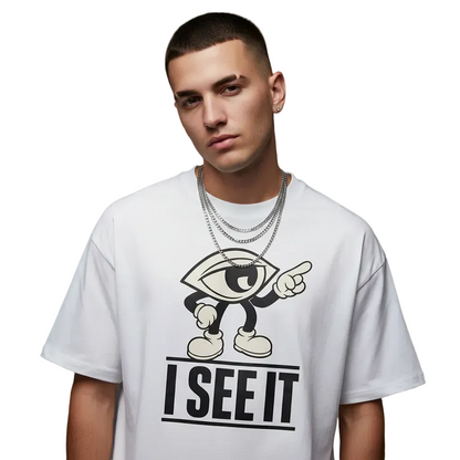 VACANCY Oversized Shirt / I SEE IT-TORIPROS- weiß