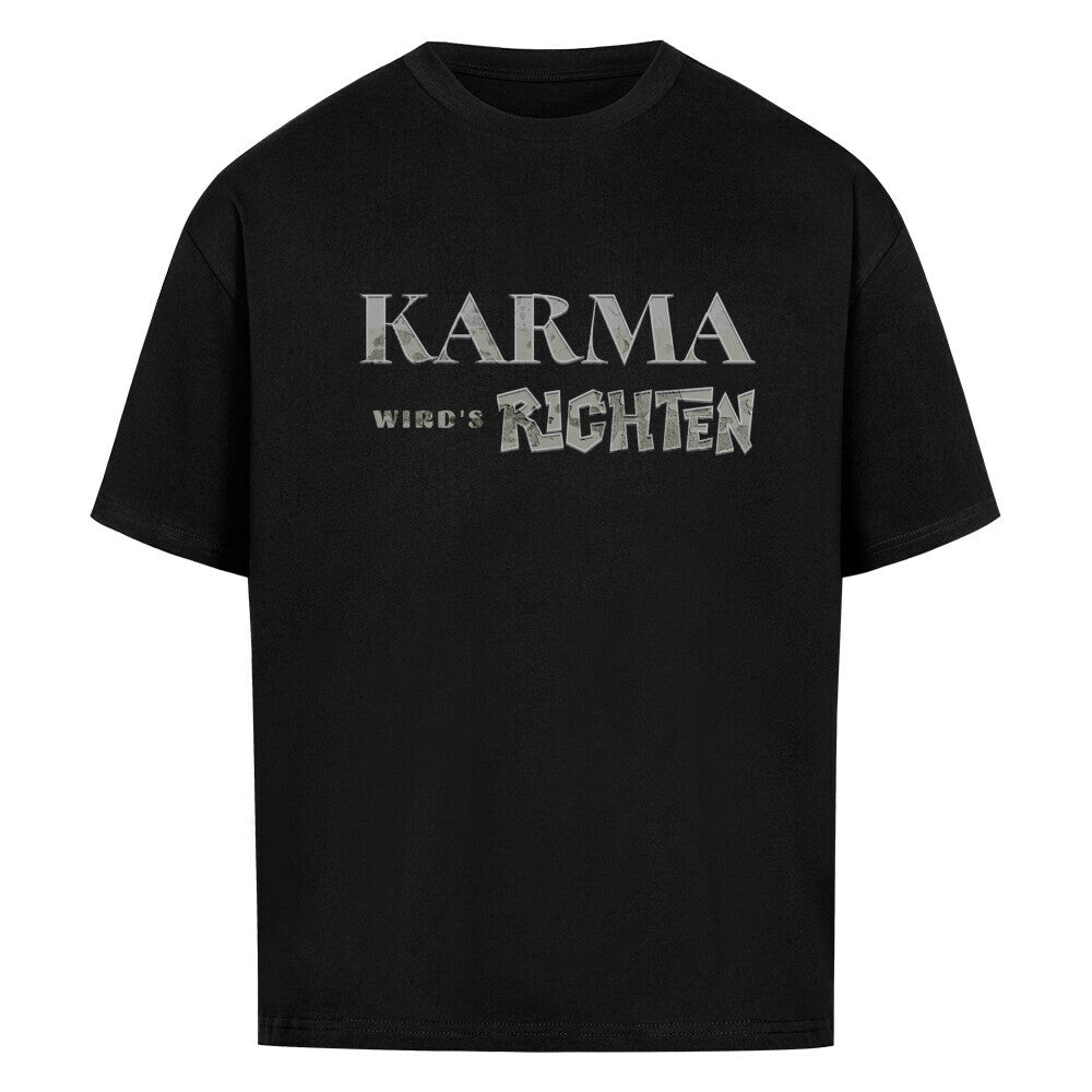 VACANCY Oversized Shirt / KARMA-Image for color: schwarz
