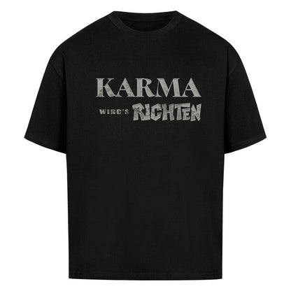 VACANCY Oversized Shirt / KARMA-Image for color: schwarz