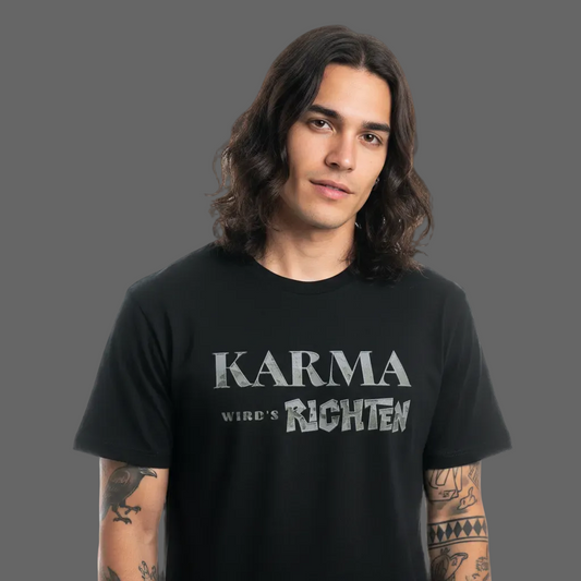 VACANCY Oversized Shirt / KARMA-Image for color: schwarz