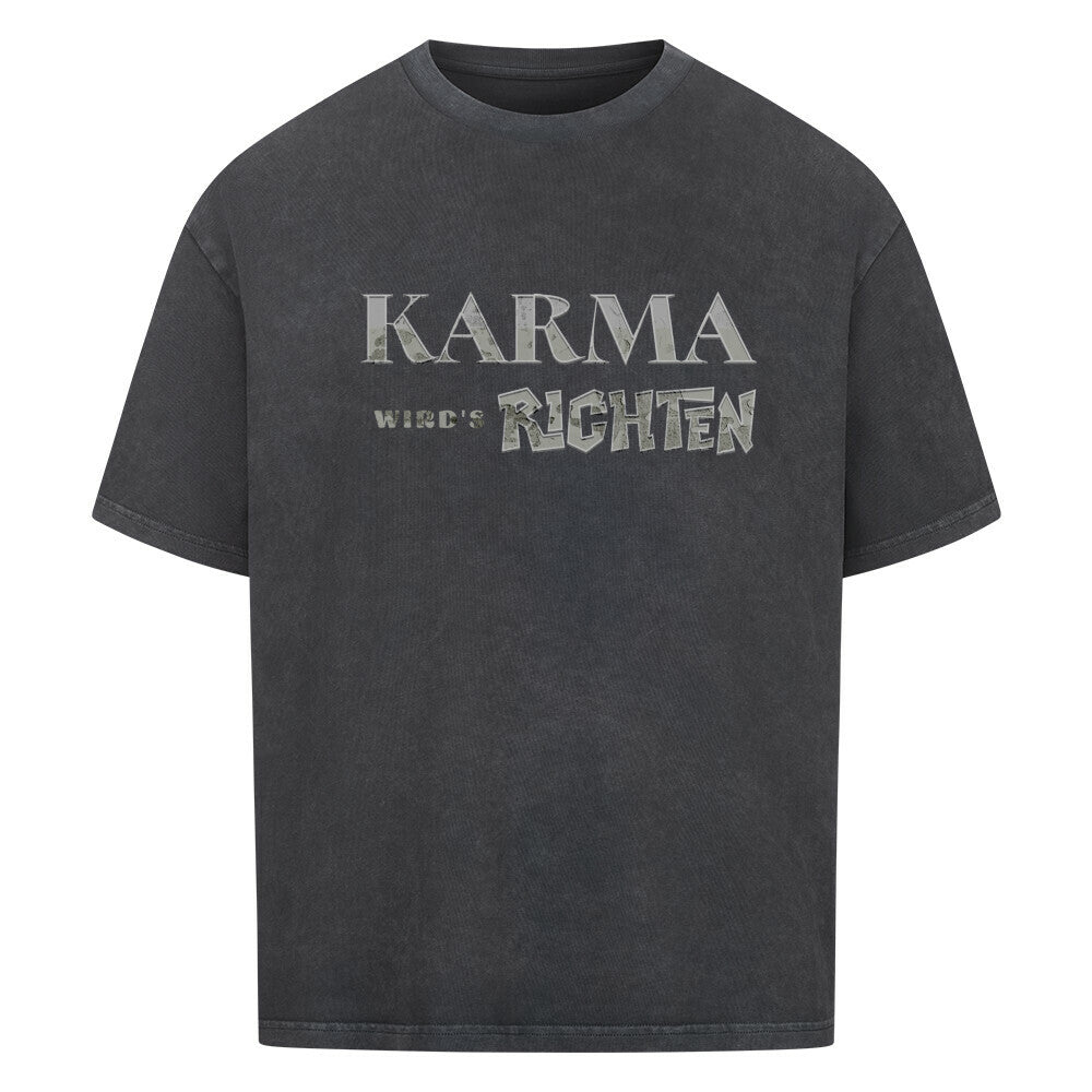 VACANCY Oversized Shirt / KARMA-Image for color: washed black