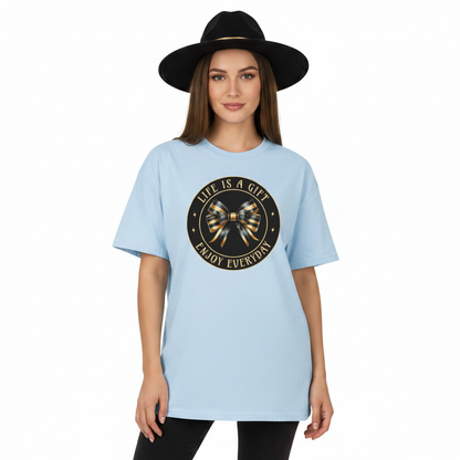 VACANCY Oversized Shirt / LIFE IS A GIFT
