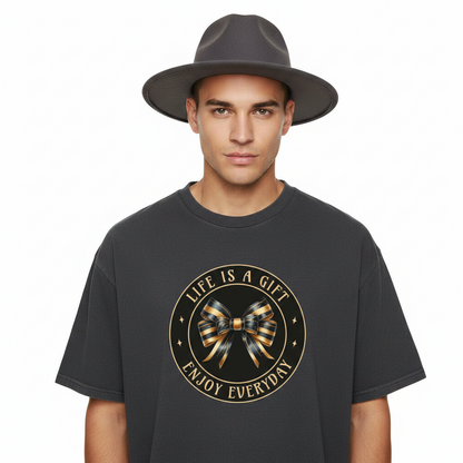 VACANCY Oversized Shirt / LIFE IS A GIFT