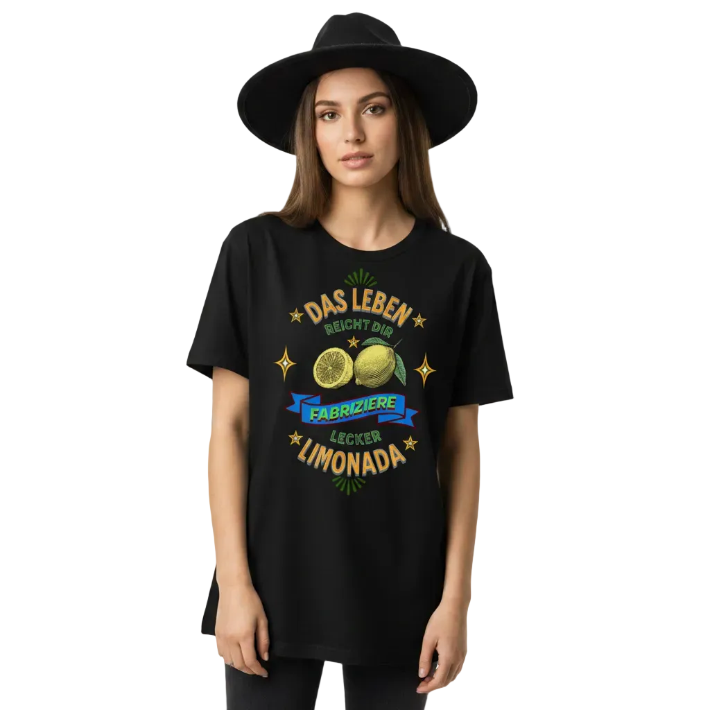  VACANCY Oversized Shirt / Mach Limonade - Schwarz
