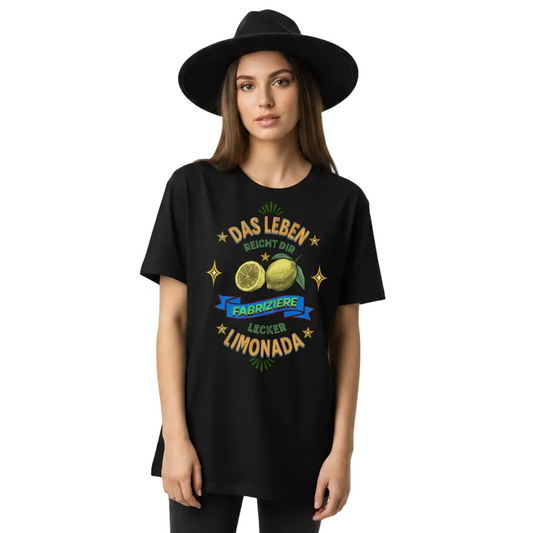  VACANCY Oversized Shirt / Mach Limonade - Schwarz