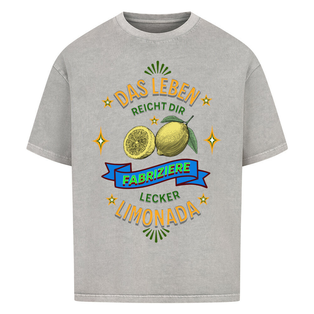 VACANCY Oversized Shirt / Mach Limonade - Washed Grey