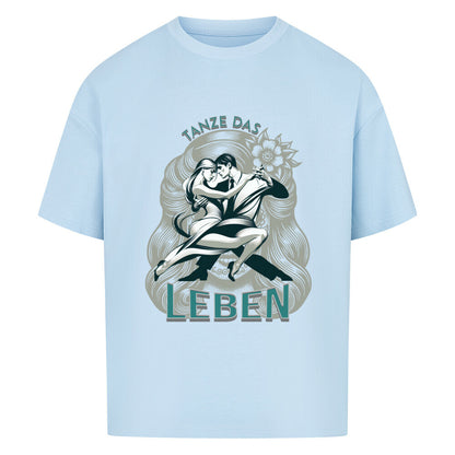 VACANCY Oversized Shirt / Tanze das Leben-TOIPROS-babyblau