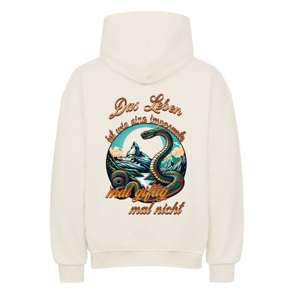 fVACANCY Oversized Hoodie / Das LEBEN-mal giftig, mal nicht-beige