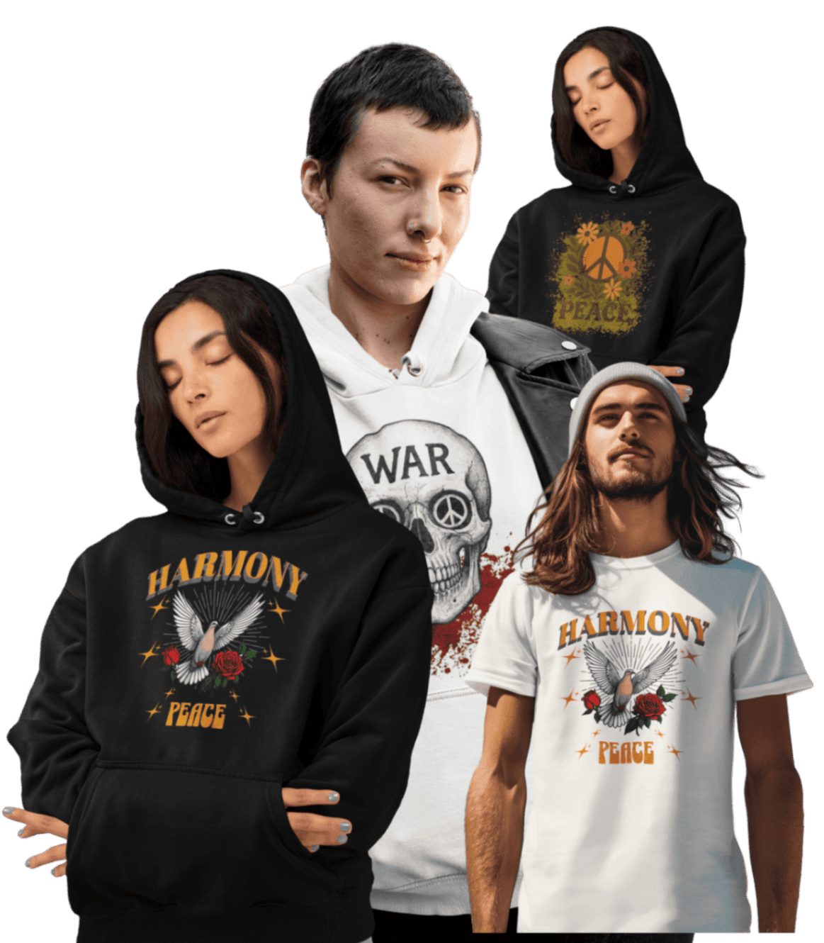 TORIPROS PEACE Kollektion - Peace Shirts Hoodies Statement Designs