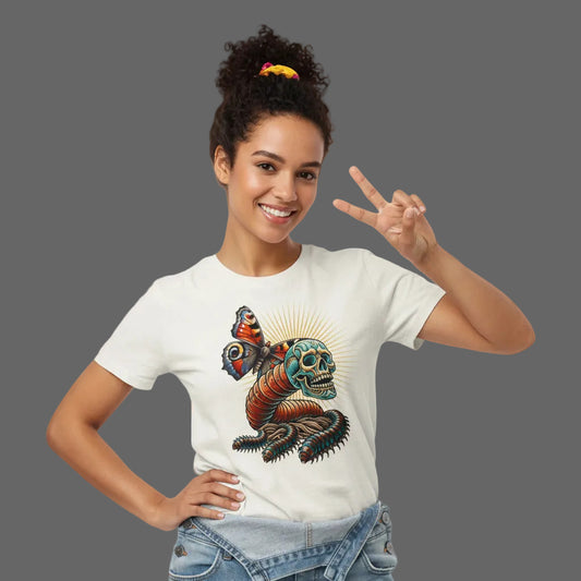  Toripros Wandel Kollektion – Wandel ONE Premium T-Shirt in Natural Raw, modernes Streetwear-Design mit starkem Statement