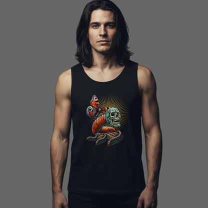 Toripros Wandel Kollektion – Wandel ONE Classic Tanktop in Schwarz, modernes Streetwear-Design mit starkem Statement