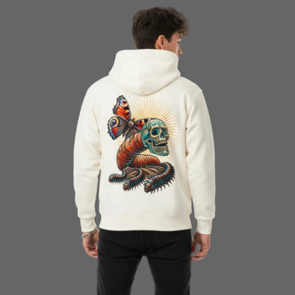Toripros Wandel Kollektion – Wandel ONE Premium Hoodie in Beige, modernes Streetwear-Design mit starkem Statement


