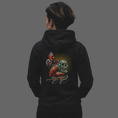 Toripros Wandel Kollektion – Wandel ONE Premium Hoodie in Schwarz, modernes Streetwear-Design mit starkem Statement