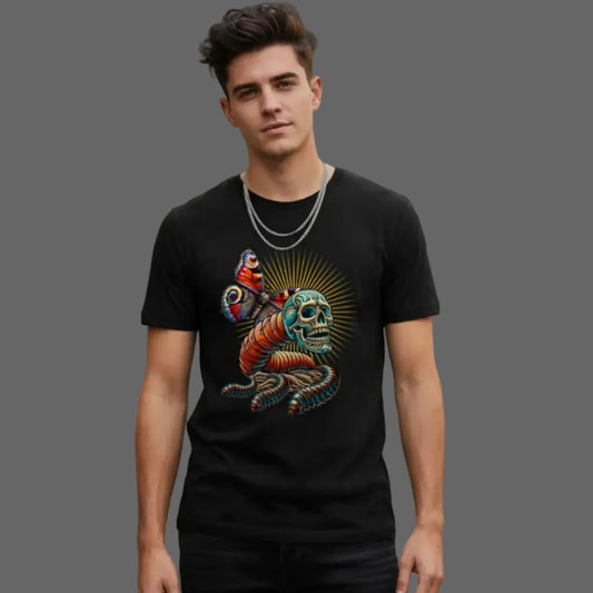 Toripros Wandel Kollektion – Wandel ONE Premium Organic Shirt in Schwarz, modernes Streetwear-Design mit starkem Statement

