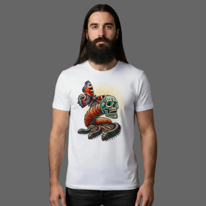 Toripros Wandel Kollektion – Wandel ONE Premium Organic Shirt in Weiß, modernes Streetwear-Design mit starkem Statement