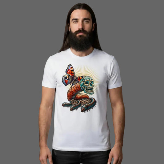 Toripros Wandel Kollektion – Wandel ONE Premium Organic Shirt in Weiß, modernes Streetwear-Design mit starkem Statement
