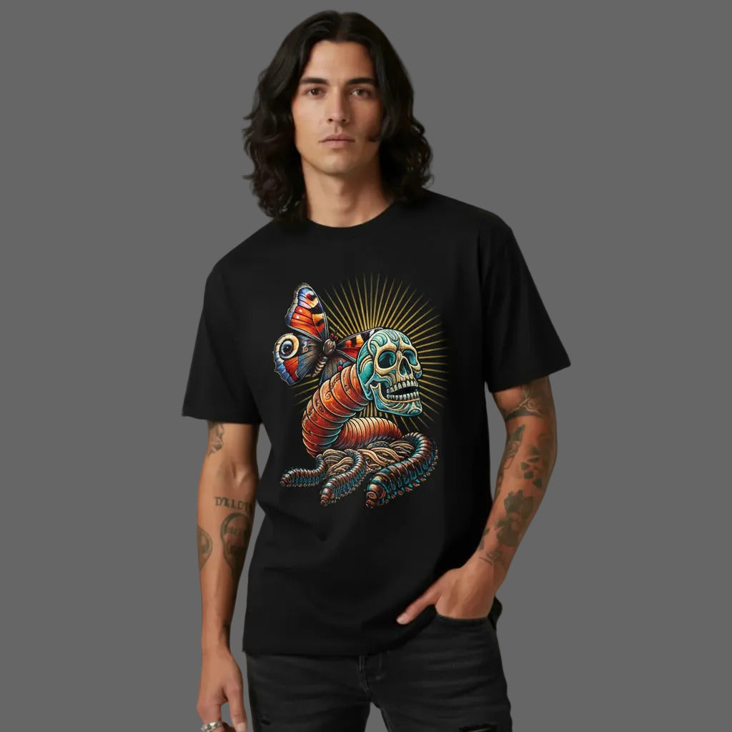  Toripros Wandel Kollektion – Wandel ONE Oversized Shirt in Schwarz, modernes Streetwear-Design mit starkem Statement
