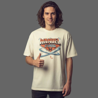 Toripros WANDEL Kollektion – WandelWunderbar Oversized Shirt in Natural Raw, modernes Streetwear-Design mit starkem Statement